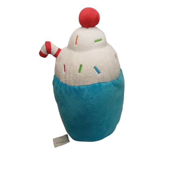 🍦 Squishmallow Sugar Loaf Ice Cream Plush 🧁 Blue Sprinkles Pillow Toy 🎄 Rare - Picture 5 of 16